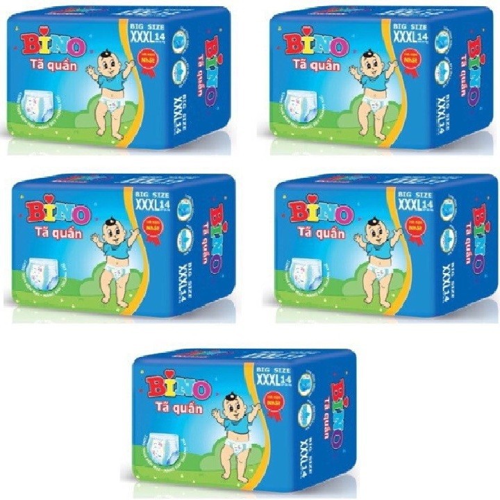 Tã quần bino big size XXXL14 ( 18-35kg )