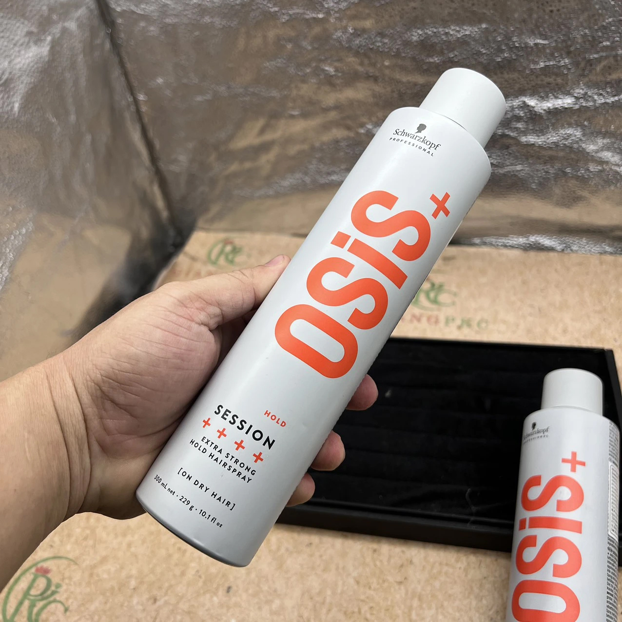 [HCM]Keo Giữ Nếp Tóc Cứng Khô Nhanh Osis+ Session 300Ml