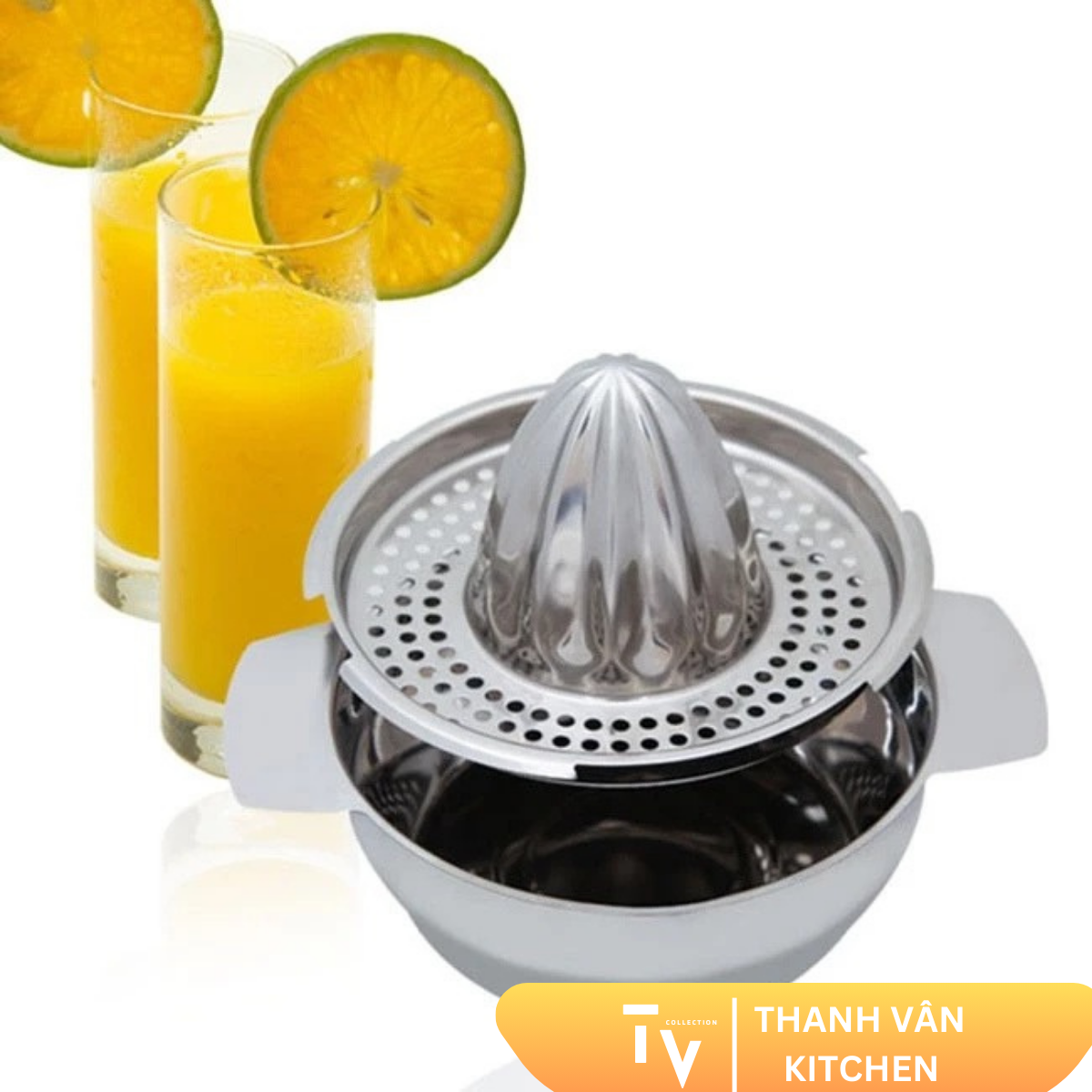 Premium stainless steel citrus juicer