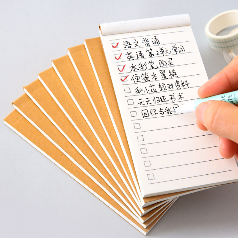 50 tờ Sổ ghi chú bỏ túi chất liệu giấy kraft tiện dụng-HAUSE