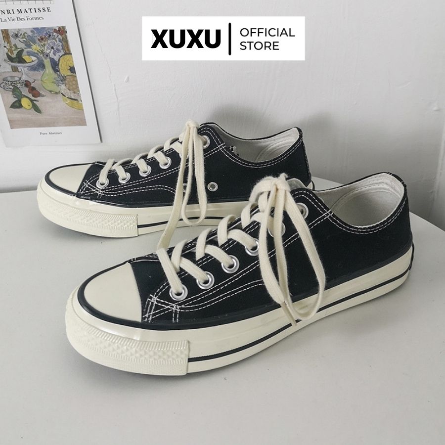 Giày Thể Thao Nữ Cổ Thấp Xinh Xắn (Kiểu dáng Convers Cổ Thấp)