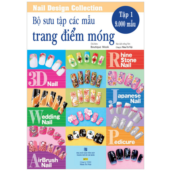 Fahasa - bộ sưu tập các mẫu trang điểm móng tập 1