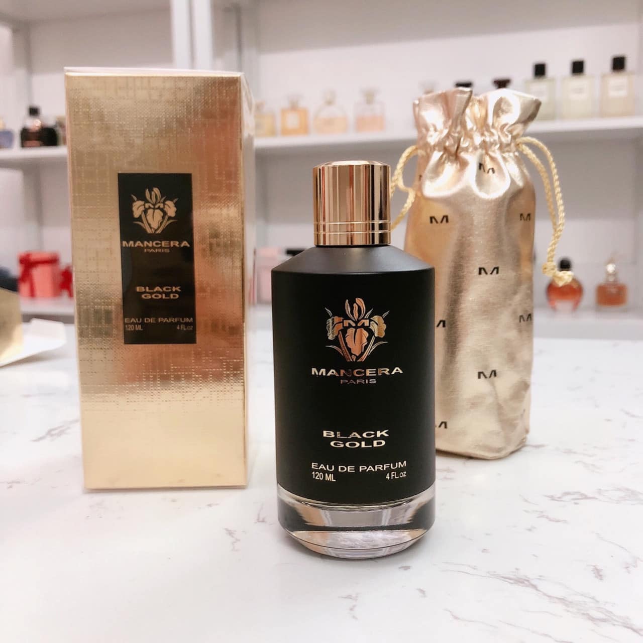 Nước Hoa Nam Mancera Black Gold EDP 120ml