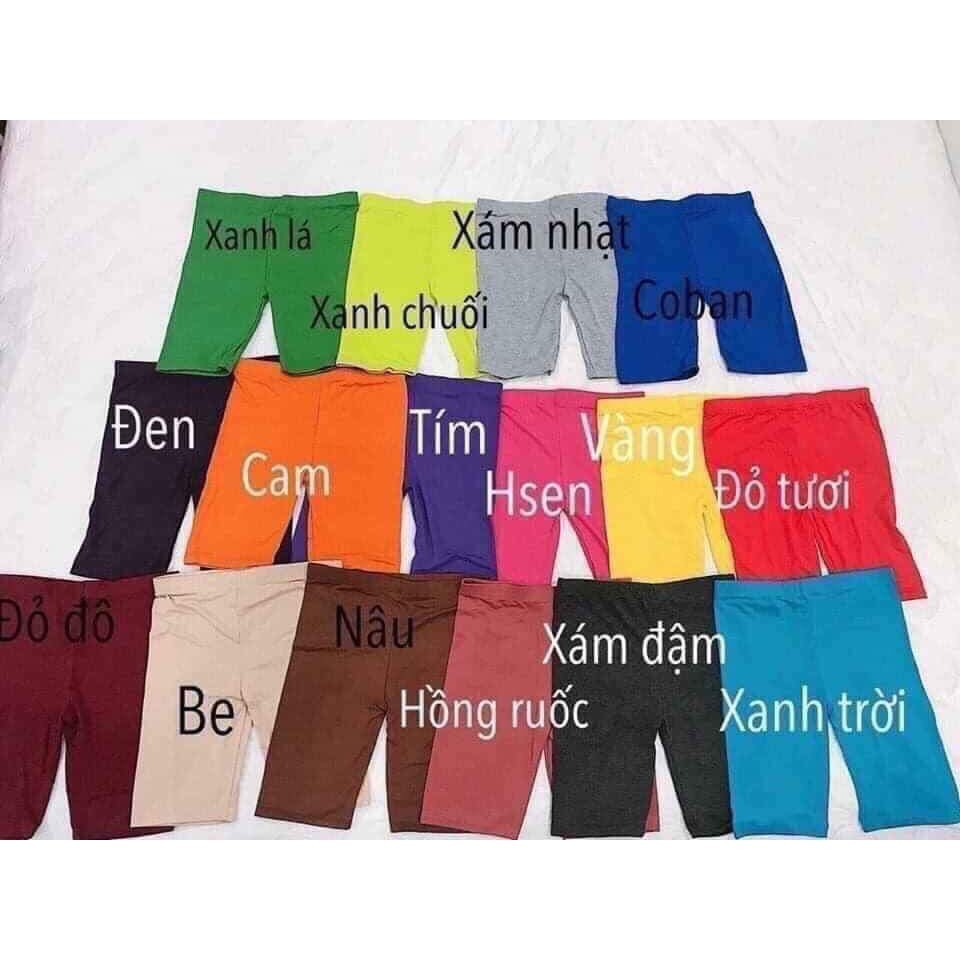 QUẦN ĐÙI NGỐ -  LEGGING RAINBOW THÁI LAN