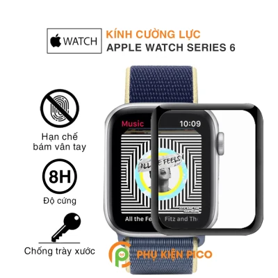 Cường lực Apple Watch 6 bản 40mm và 44mm full màn hình – Dán màn hình Appe Watch Series 6