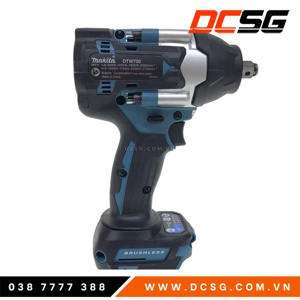 Máy siết bu lông dùng pin Makita DTW700( Hàng Tách Bộ không bao gồm hộp)