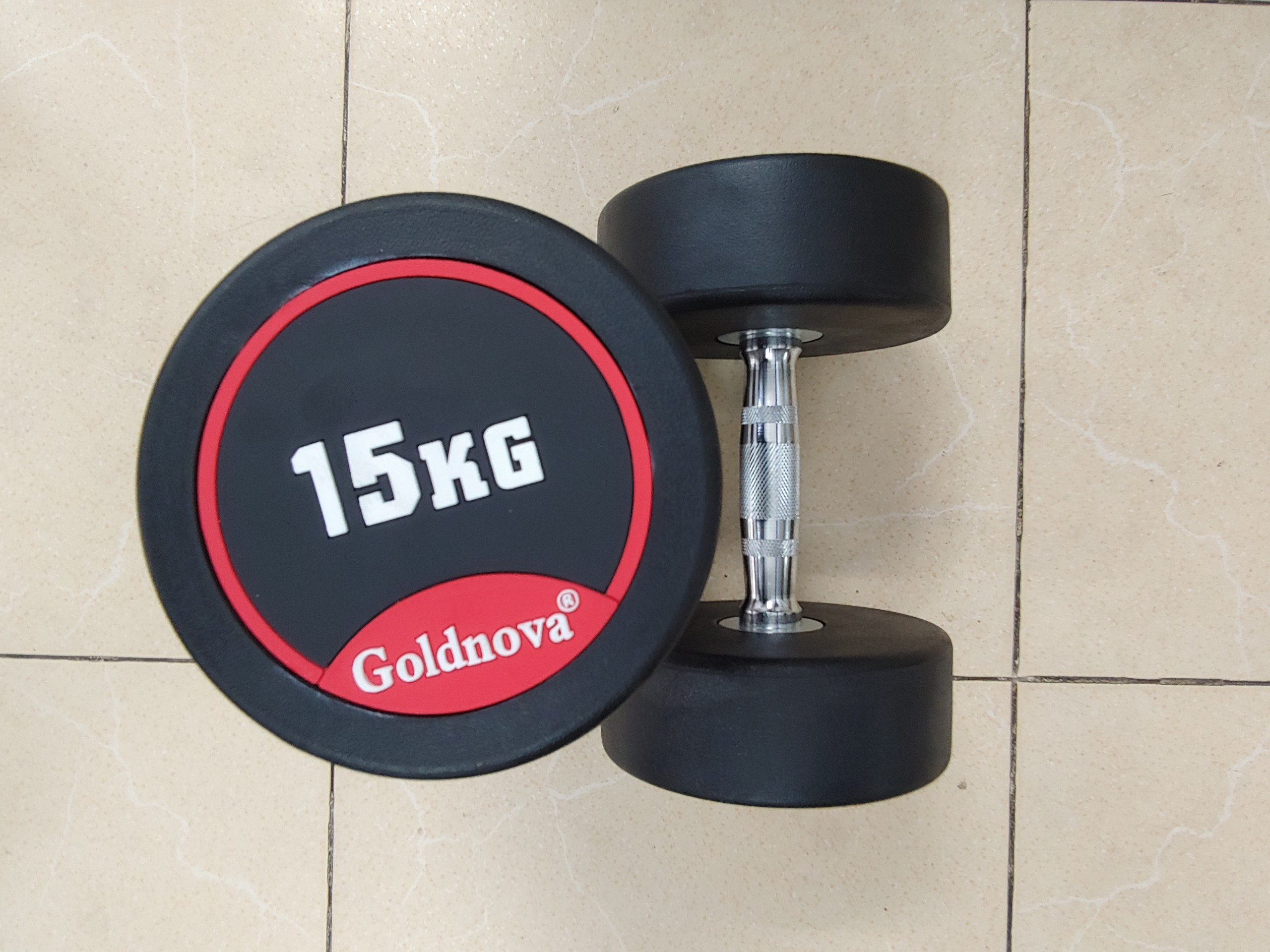 Tạ tay bọc cao su Goldnova loại 5kg (Giá bán của 1 cặp tạ tay)