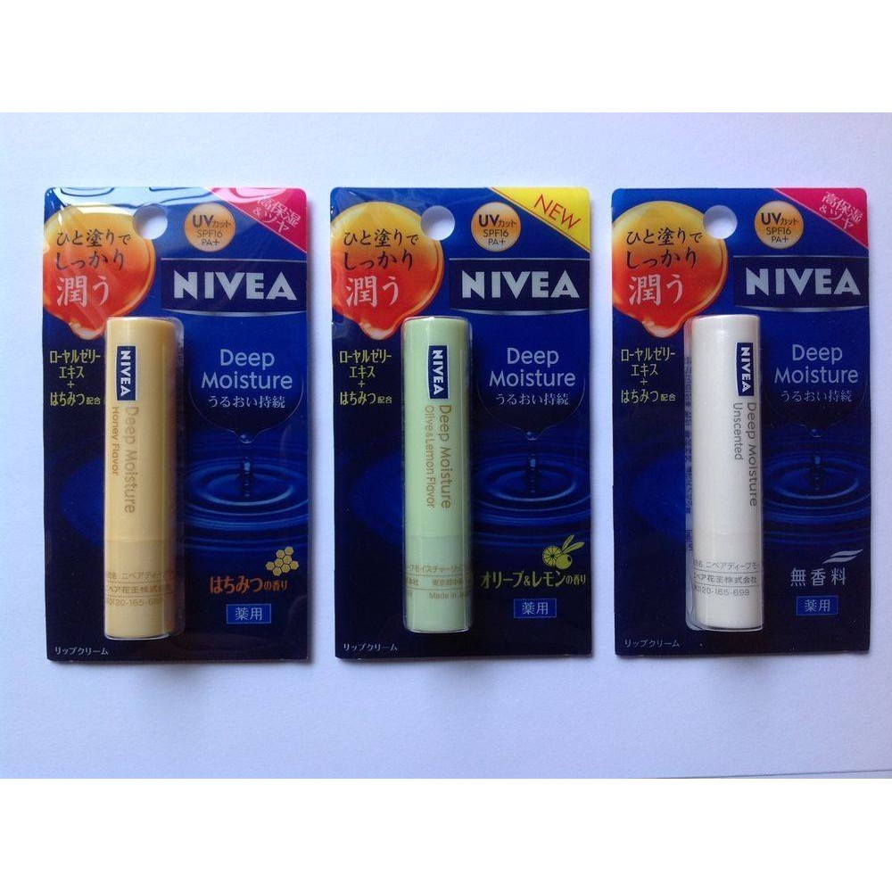 Son dưỡng NIVEA nhật bản không màu