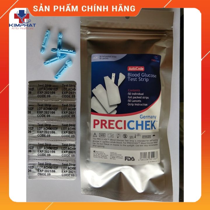 Que Thử Đường Huyết Precichek Đức