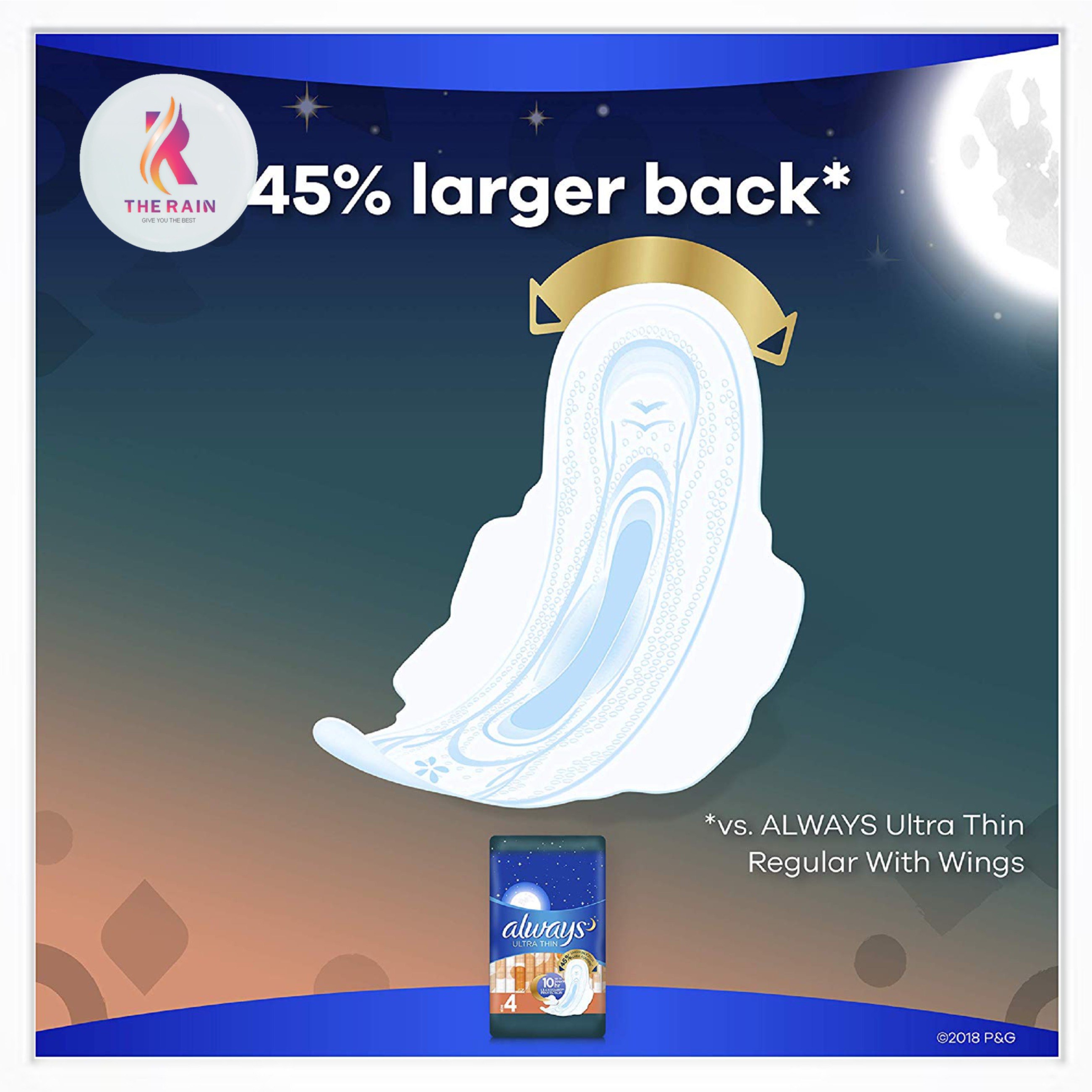 Băng Vệ Sinh Ban Đêm Always Ultra Thin Size 4 Overnight 38 Miếng