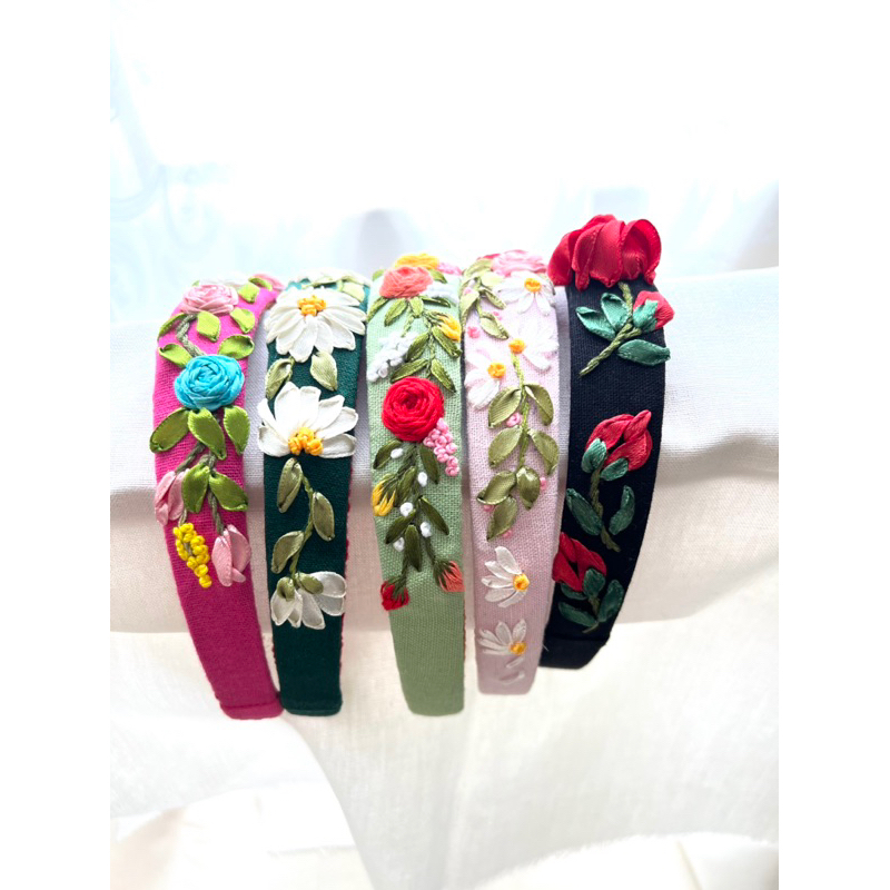 Cài tóc(bờm tóc)thêu tay Handmade by Chang