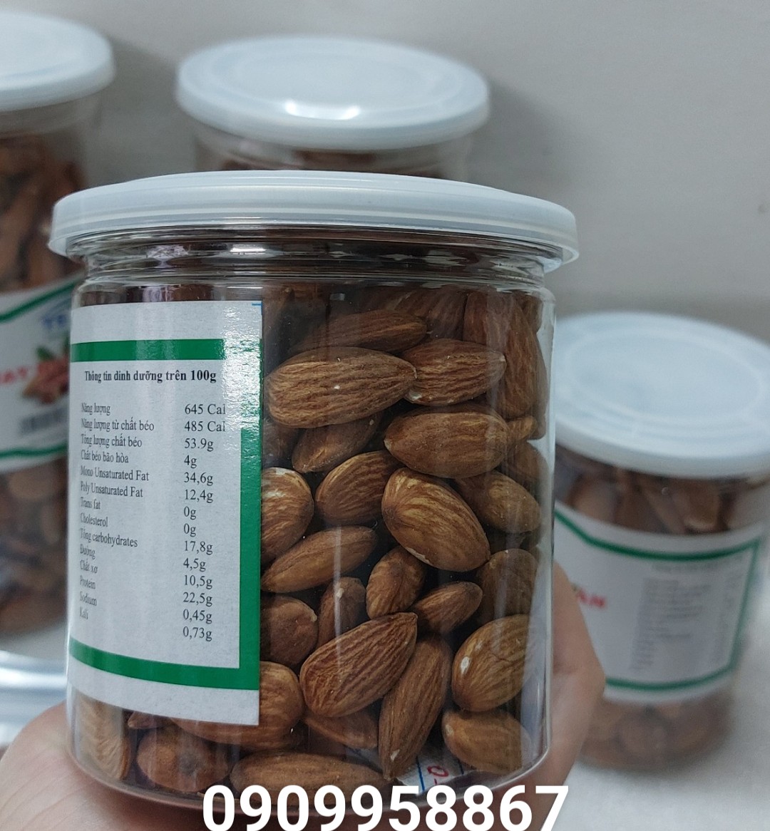 Hạnh nhân Mỹ sấy tách vỏ