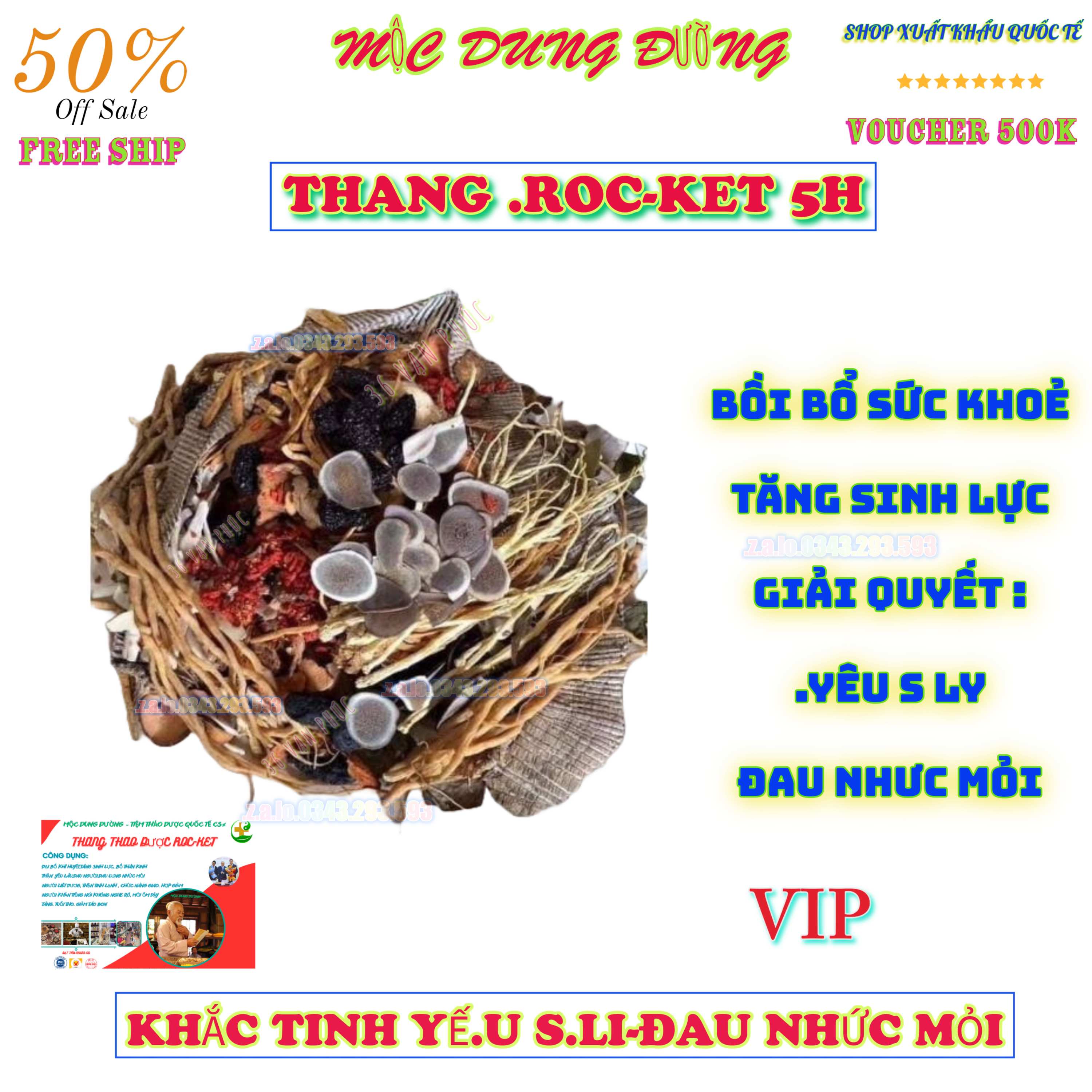 [VIP] 4 THANG ROCKET 5H CÂY SẤY tăng sinh lÝ mạnh - ĐAU NHỨC XƯƠNG KHỚP- BỒI BỔ SỨC KHOẺ - RK