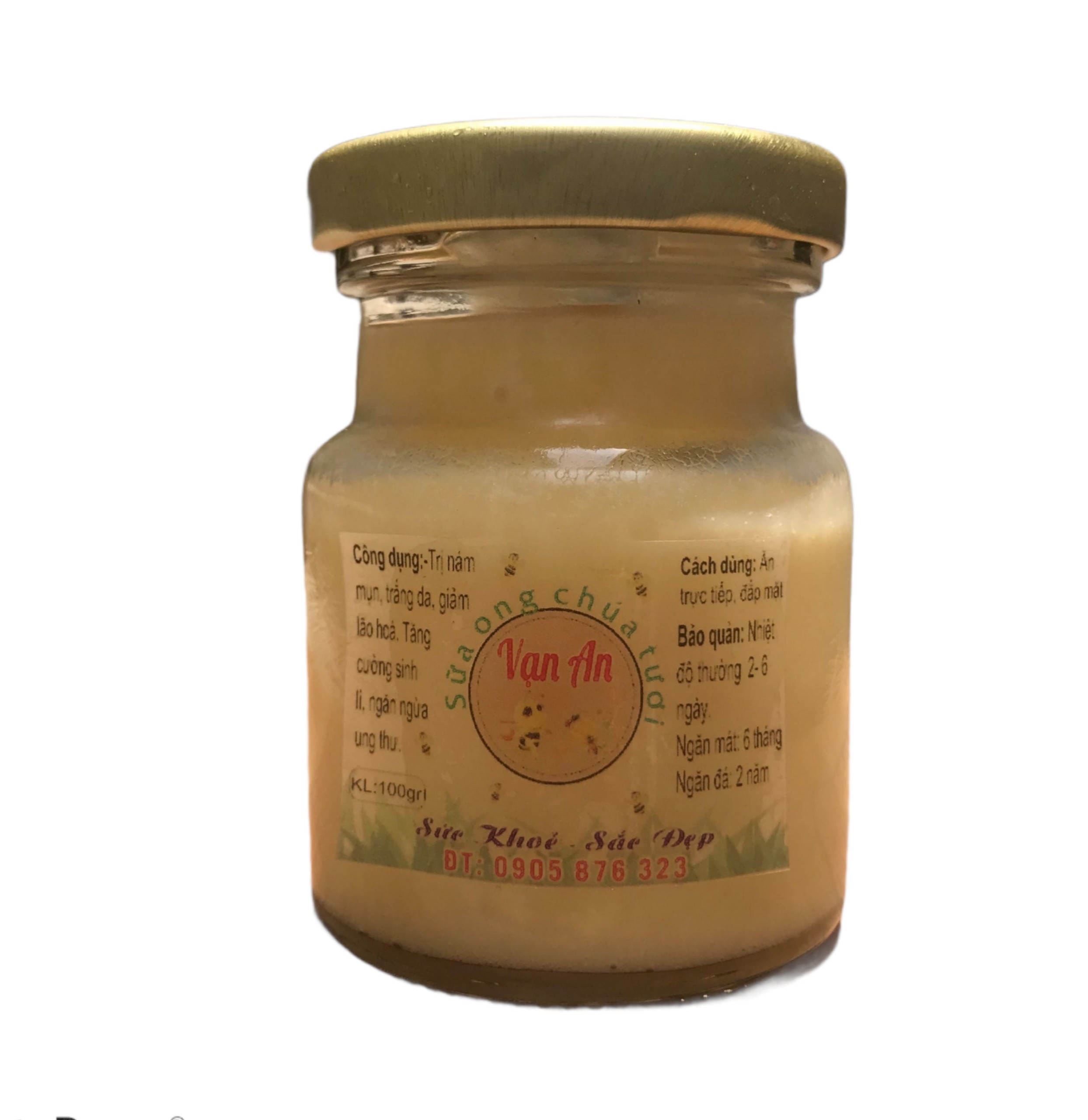 SỮA ONG CHÚA TƯƠI NGUYÊN CHẤT 100GRAM