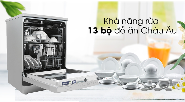 [TRẢ GÓP 0%] Máy rửa chén 13 bộ Electrolux ESF5512LOX 1950W (Giá áp dụng giao tại HN, HCM& các tỉnh liên hệ shop)