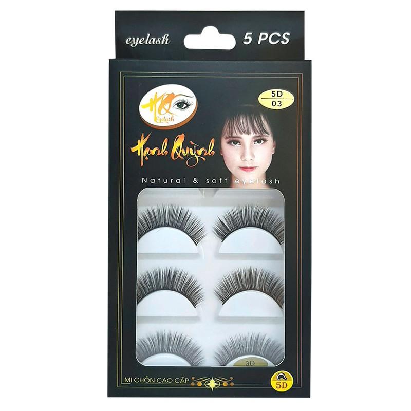 5 cặp lông mi giả cong vút Natural & Soft Eyelash