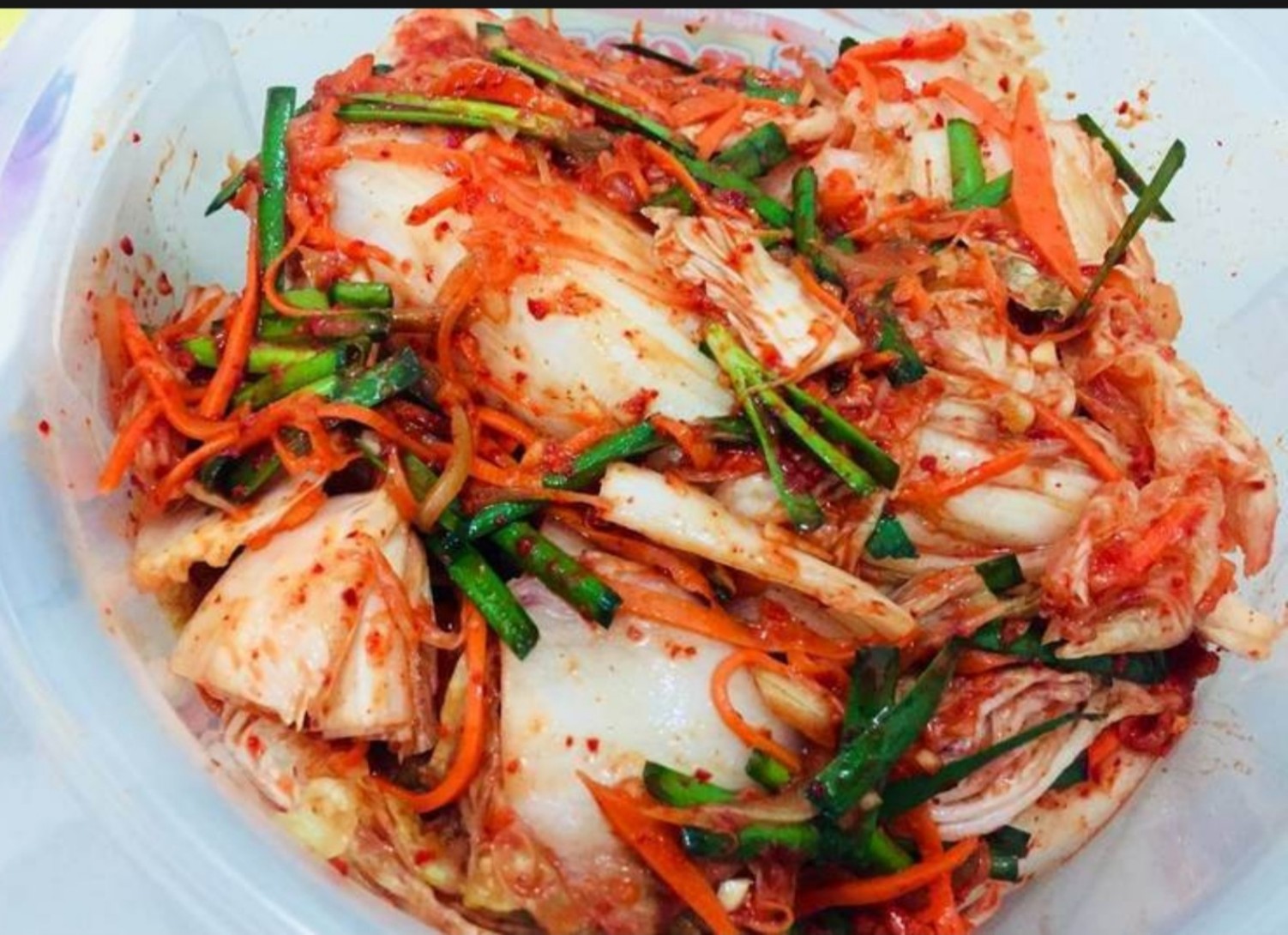 Kim chi hàn quốc chua dịu, ít cay gói túi zip 1kg
