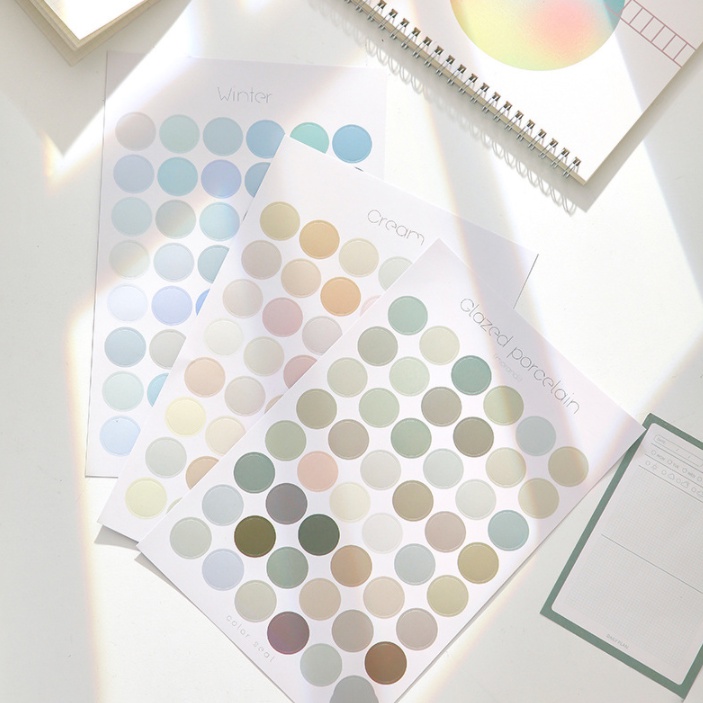 Sticker DOT Infeel.me trang trí sổ tay, planner, scrapbook, ... [064]