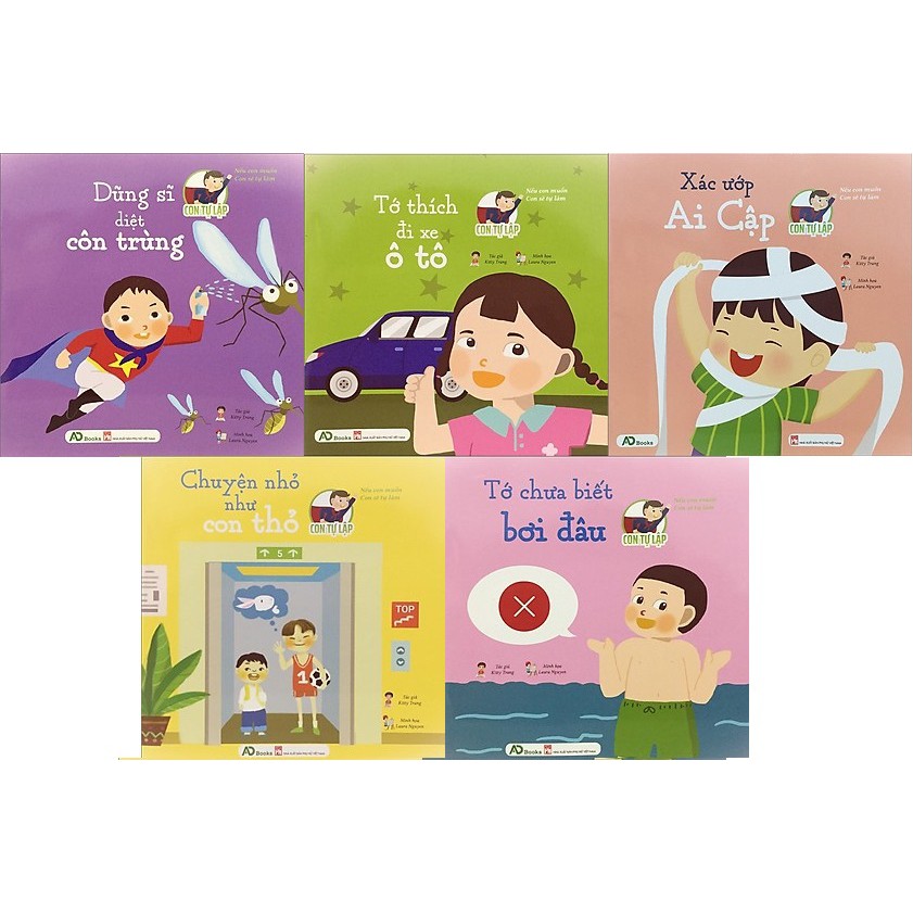 Sách - bộ 5 cuốn dạy con tự lập