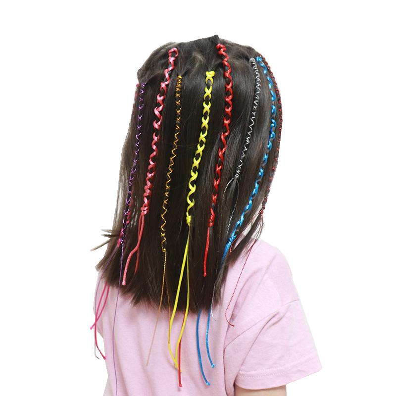 Dây tết tóc bohemian màu sắc