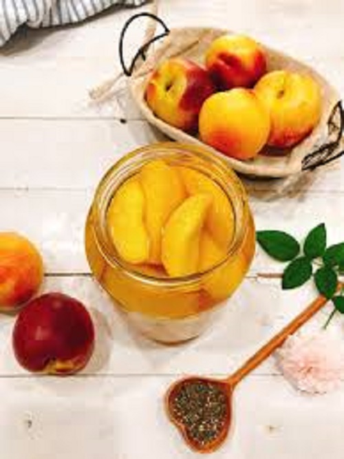 Đào Ngâm Nước Đường RICH FRUIT Lon 825g