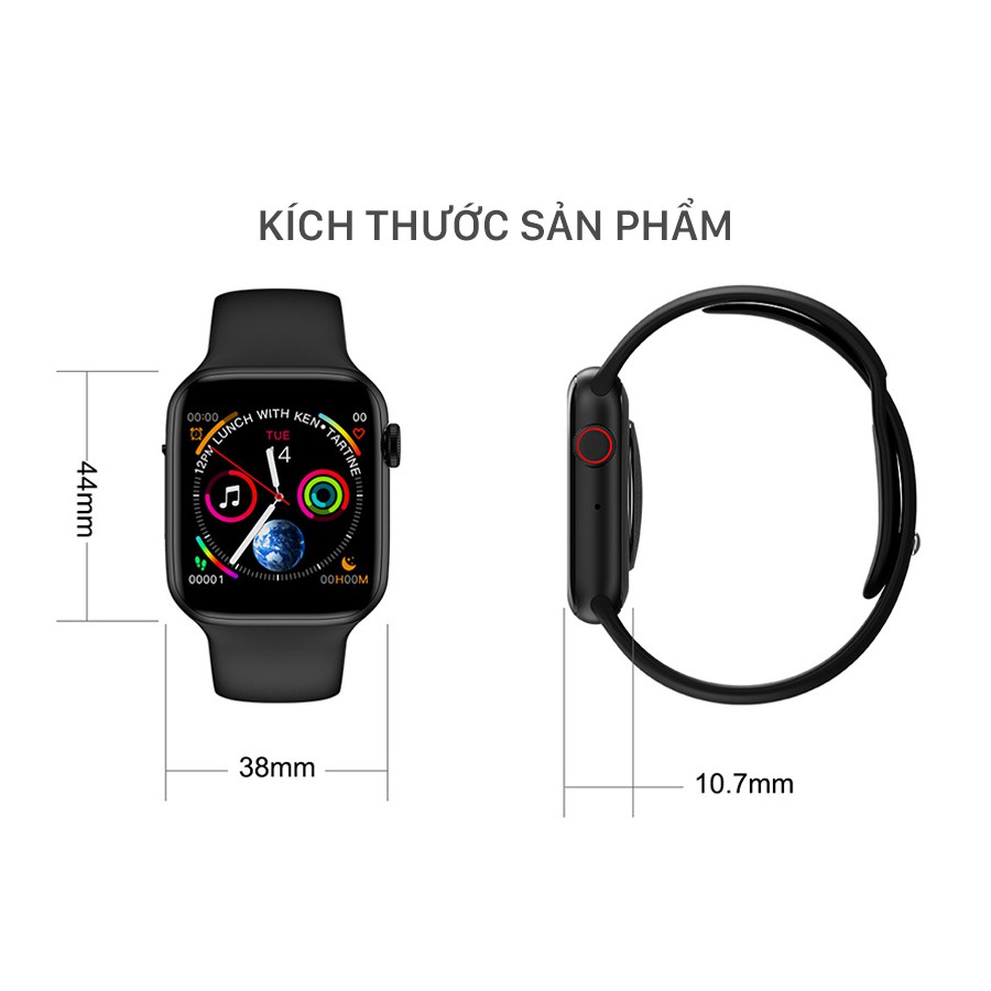 [HCM]Đồng hồ thông minh W34 kết nối bluetooth đo nhịp tim