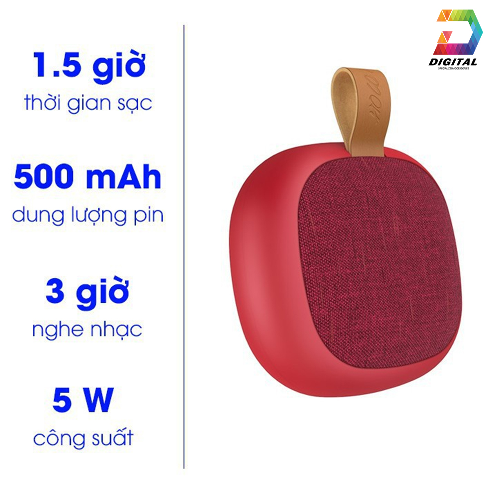 Loa Bluetooth Mini Hoco BS31 Nhỏ Gọn Pin Dung Lượng 500mAh