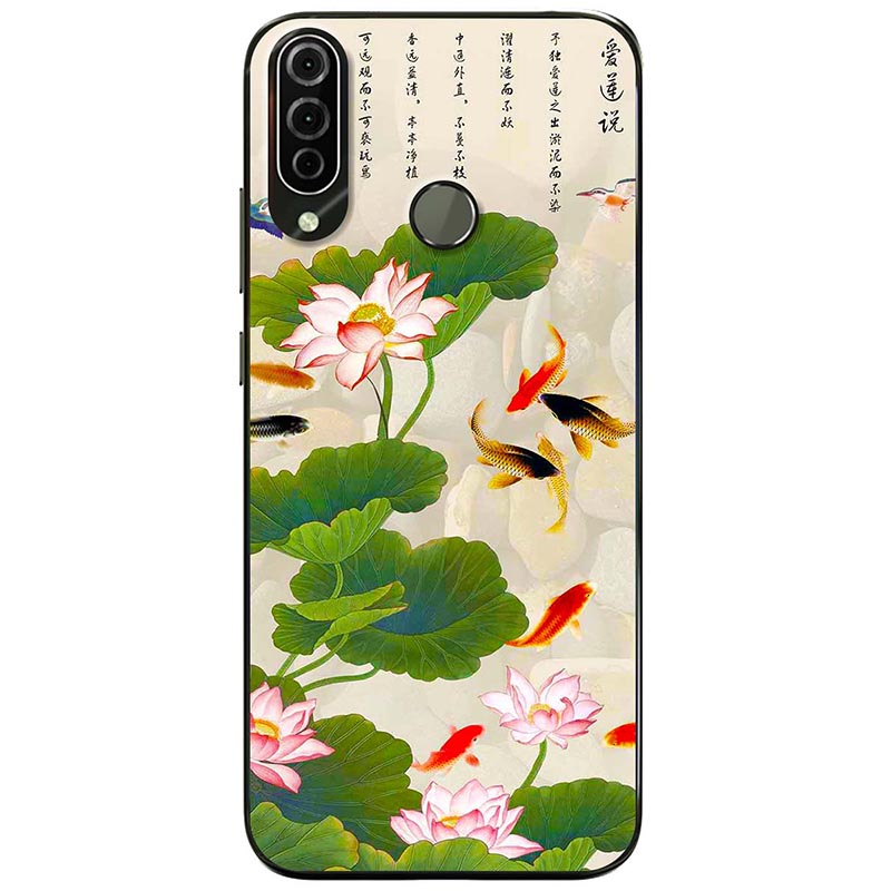 Ốp lưng dành cho Vsmart Joy 3 mẫu Hoa sen cá