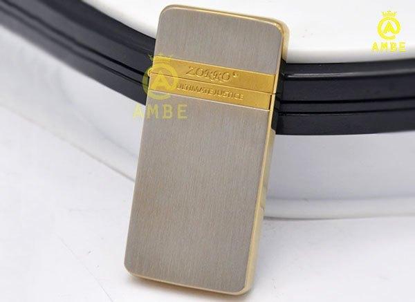 Bật lửa xăng đá siêu mỏng Zorro ZC5-12