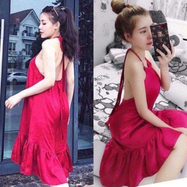 ĐẦM YẾM PHI LỤA CHẤT VẢI CỰC MÁT -NAUY
