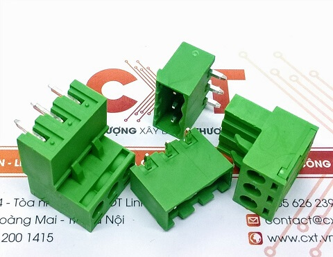 Cầu đấu nối 5.08mm 3p chân cong