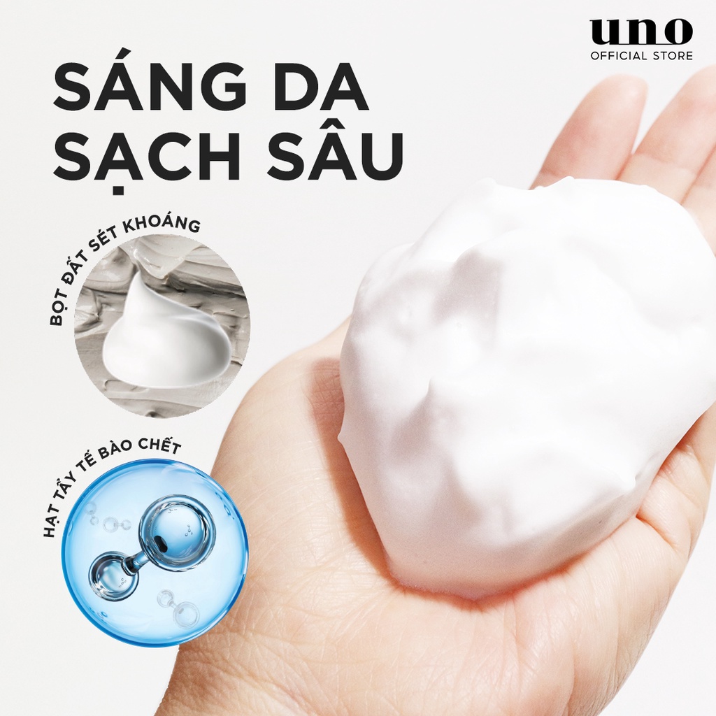 Sữa rửa mặt Uno tạo bọt whip wash