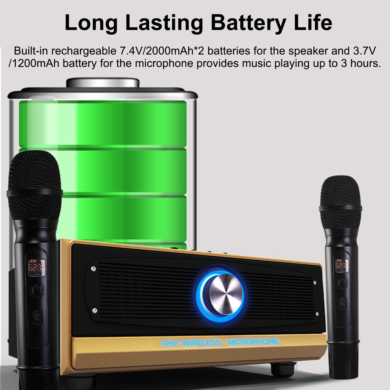 Loa Công Suất Lớn - Loa Hát Karaoke Bluetooth Cầm Tay - Loa Bluetooth Q13 Cao Cấp - Loa Nghe Nhạc + Tặng Kèm Mic Hát Cực Hay Phiên Bản Mới - Bảo Hành Chính Hãng 12 Tháng Lỗi Đổi Mới