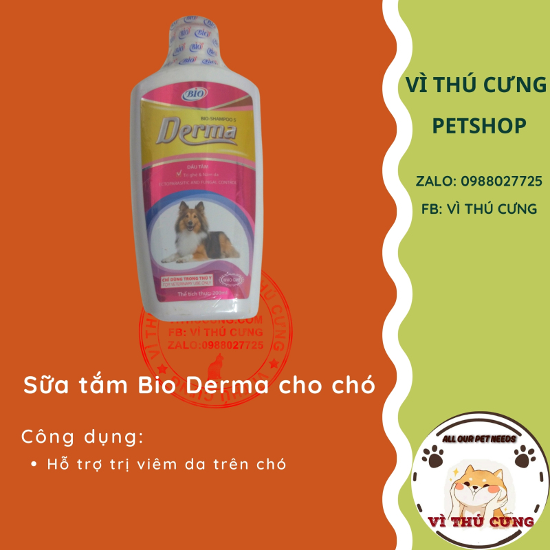 Sữa tắm chó Bio Derma