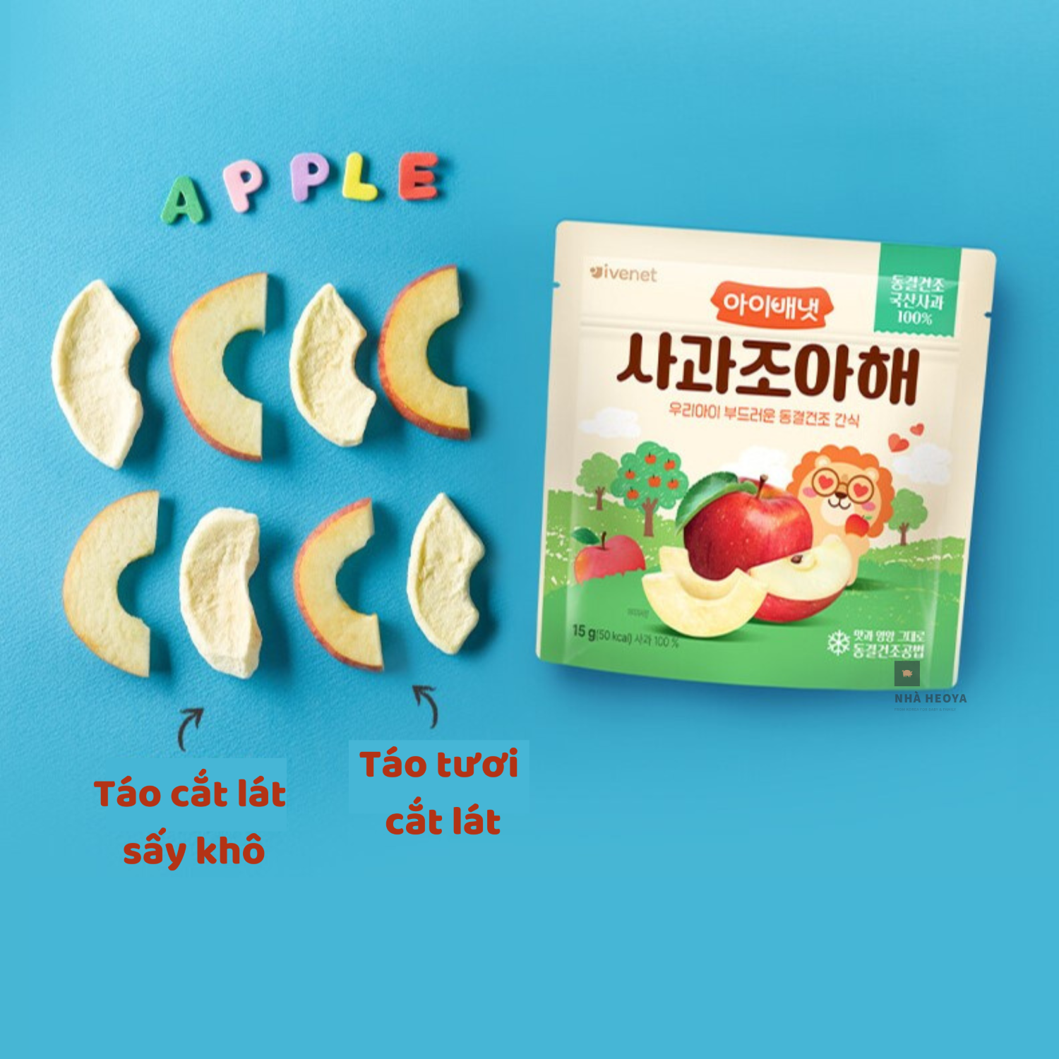 HOA QUẢ SẤY KHÔ IVENET GÓI 15G