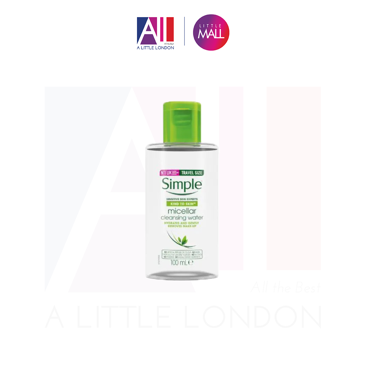 Nước tẩy trang Simple Kind To Skin Micellar Cleansing Water (Bill Anh)