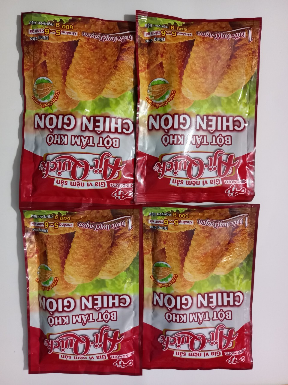 Combo 2 gói bột chiên giòn Aji-Quick tẩm khô 42g