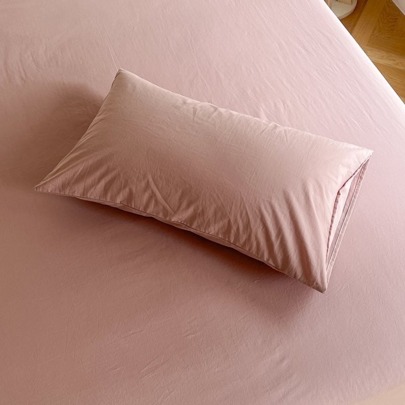 Vỏ gối ôm Cotton Tici trơn kích thước 35x100cm