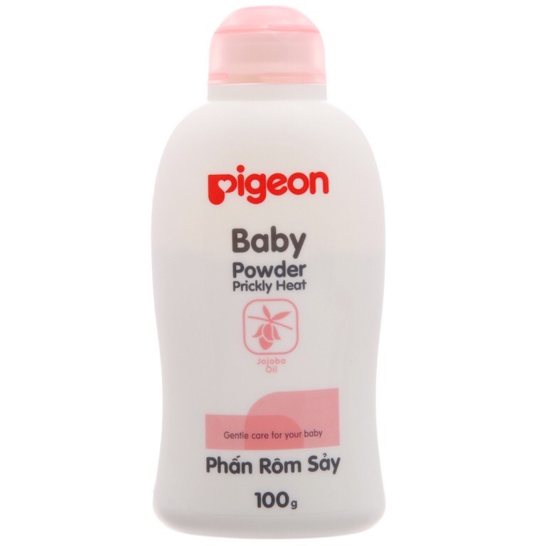Phấn rơm sẩy Pigeon nắp màu cho bé 100g/ 200g