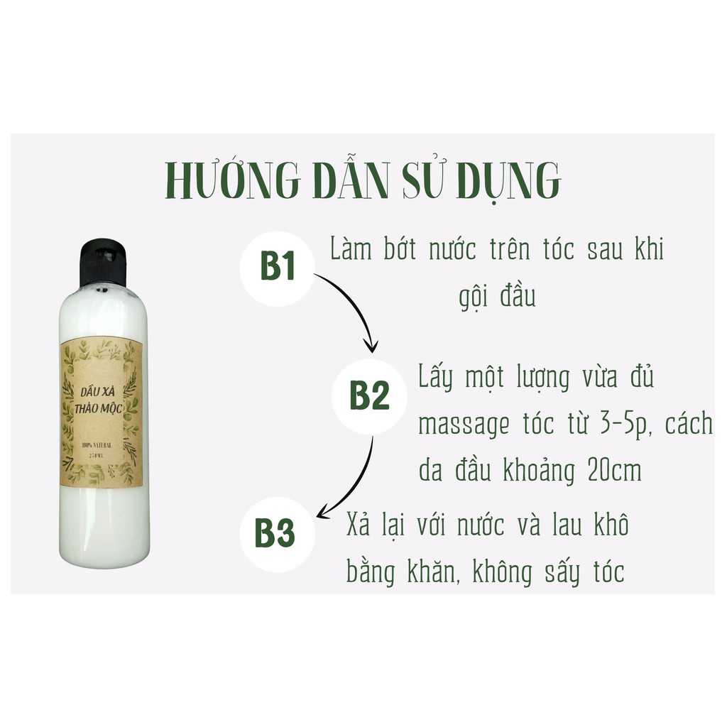 dầu xả thảo mộc Rị Mọ