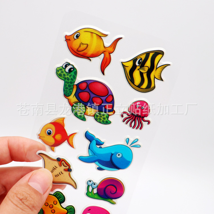 5 Vỉ Sticker 3D Nổi