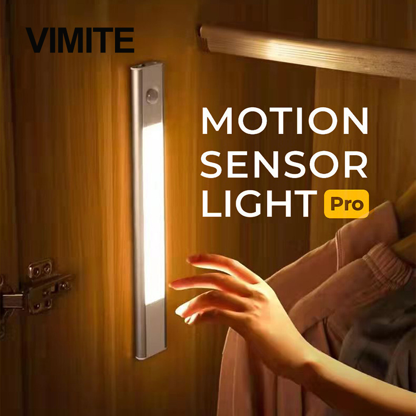 Vimite 20 30 50 cm Không dây Đèn pha LED Các ứng dụng sạc USB Cảm biến