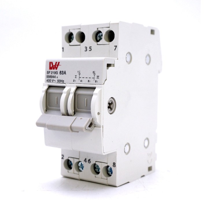 Cầu dao đảo chiều 2P 63A LWR- CB đảo chiều - át đảo chiều-APTOMAT ĐẢO CHIỀU