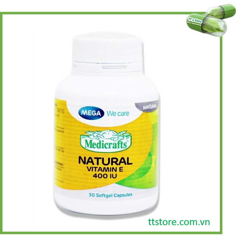 Natural Vitamin E 400 Mega We care - Enat 400 - E Thái Lan