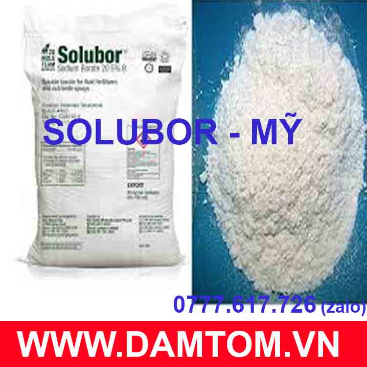 Solubor hữu cơ - mỹ tan 100% trong nước - gói 1kg