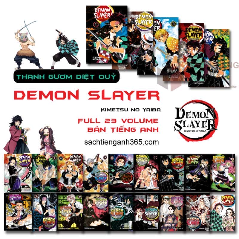 [Truyện Tranh Manga] Demon Slayer (Kimetsu no Yaiba - Thanh Gươm Diệt Quỷ) Full 23 Vol