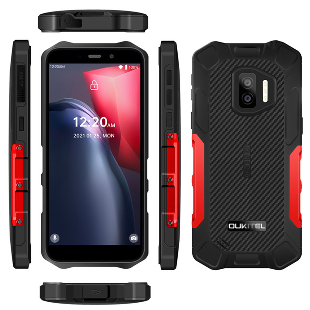 Điện thoại Oukitel  WP12 Pro (Ram 4Gb,Rom 64Gb,8 nhân ,chống nước,chống va đập,pin 4.000mAh)