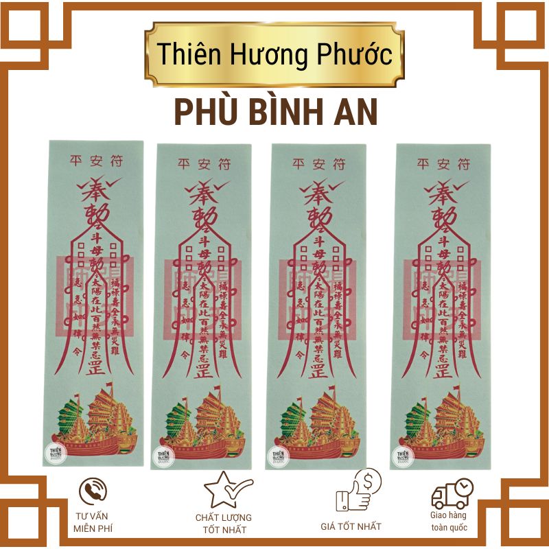 Linh phù bình an 1 lá