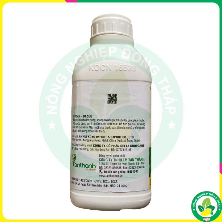 Thuốc Trừ Bệnh LASH Super 250SC – Đạo Ôn, Khô Vằn Lúa; Rỉ Sắt, Thán Thư Cà Phê; Vàng Rụng Lá và Héo Đen Đầu Lá Cao Su; Thán Thư Điều (Chai 1lít)