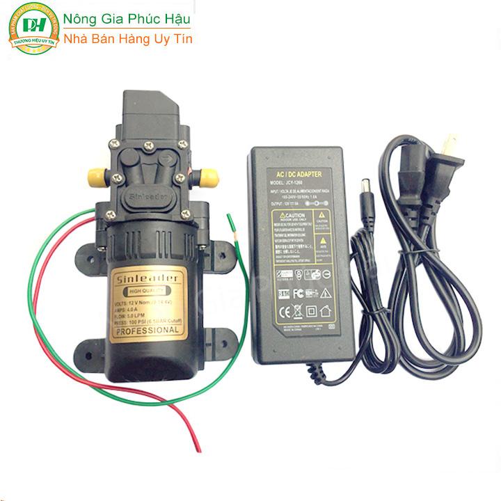 [HCM]máy bơm sinleader 12v + adapter 12v 6a